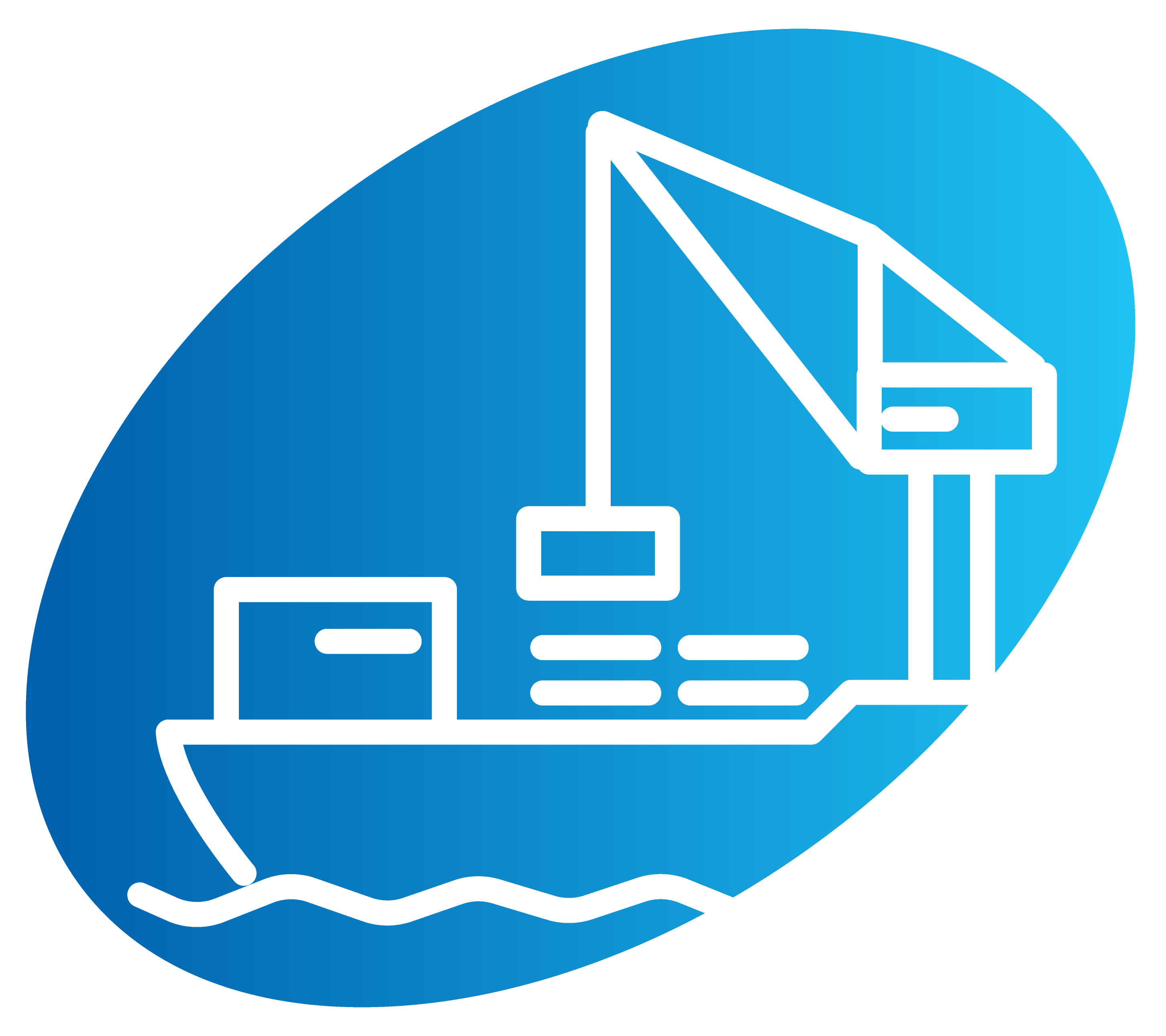 icon of a large ship getting pulled by a crane